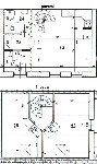 Plánek pokoje - Mezonetový rodinný apartmán (obývací kuchyň+2 pokoje) - pokoj č. 7